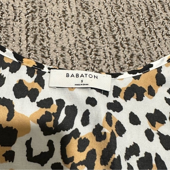 Aritzia Babaton Satin Cheetah Print Tank Top - Picture 10 of 10
